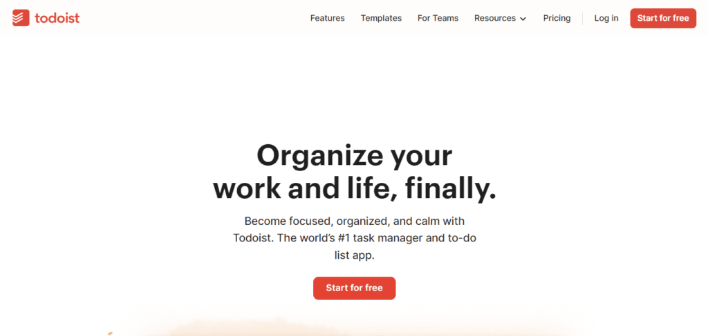 Todoist - the project management tool